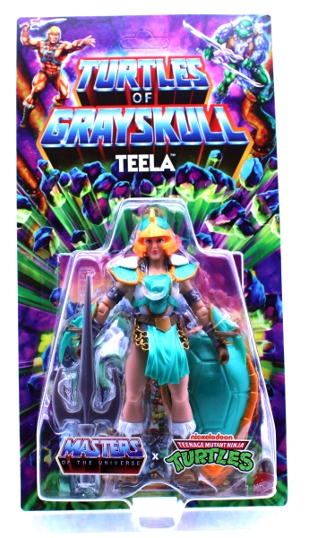 MOTU x TMNT: Turtles of Grayskull Actionfigur Teela 14 cm von Mattel